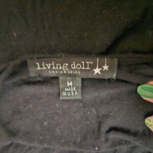 Black off the shoulder top